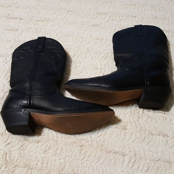 Masterson Boot Co. Black Leather Boots. Sz 6.5 - Picture 5 of 8